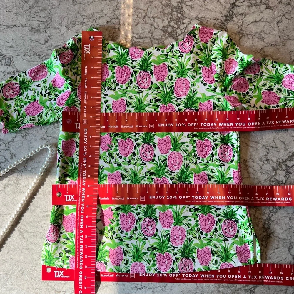 Charter Club Floral Scalloped Knit Top Size M - Picture 3 of 9